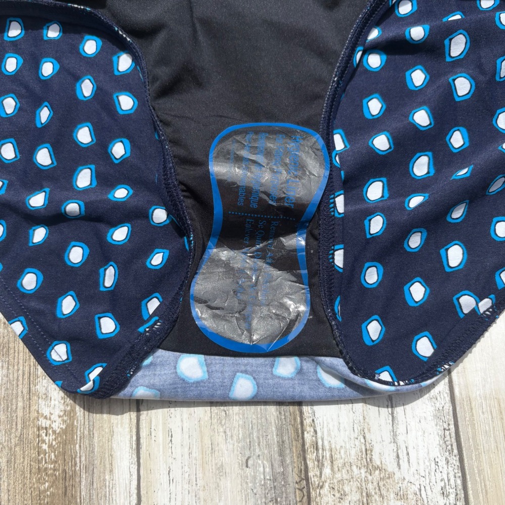 Coco‎ Reef Swimdress 32C Navy Blue NWT Ruched Underwire Ruffle Swimsuit Slimming - Picture 14 of 14